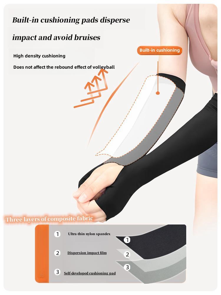 Volleyball Wristbands Volleyball Padded Passing Forearm Hitting Sleeves,Volleyball Training Arm Protector,Arm Sleeves Support