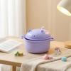 Microwaveable Cartoon Instant Noodle Bowl, Large Plastic Ramen Bowl For Students, Cute Children's Tableware Set, Six-Piece Strainer Set