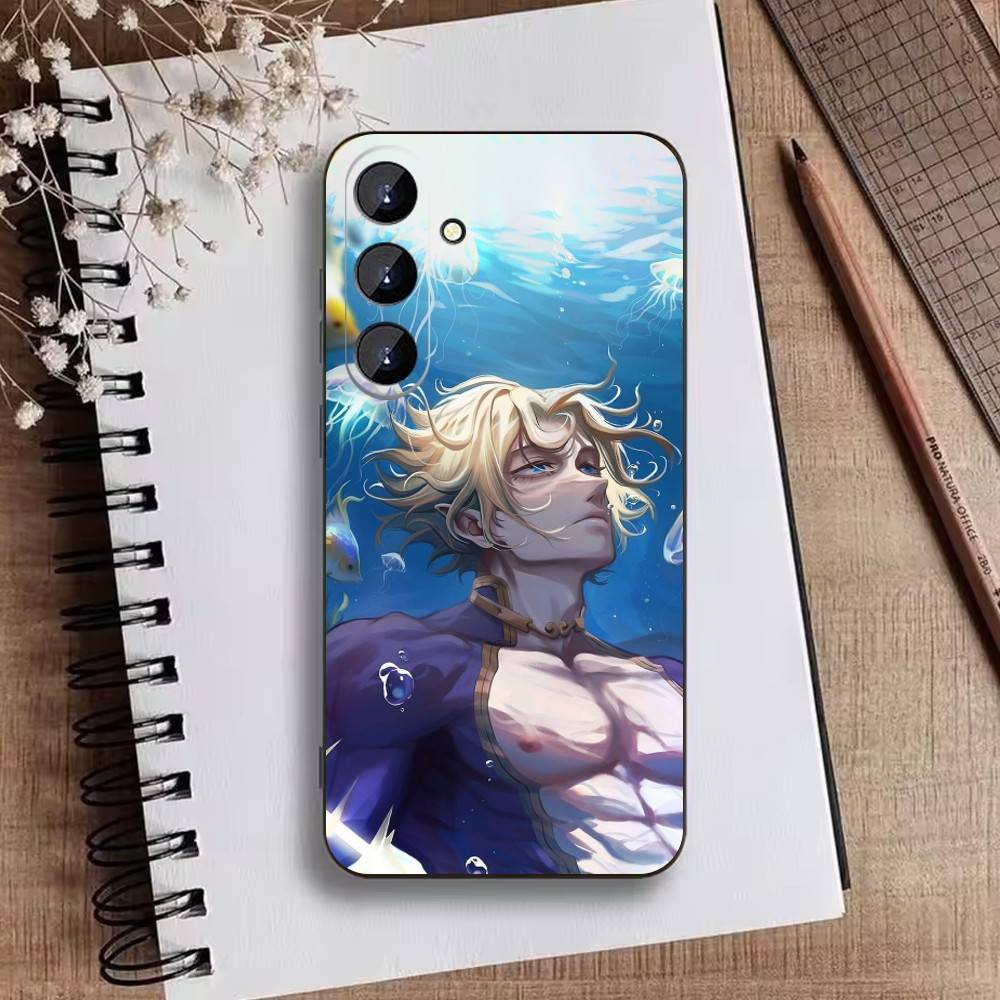 D-Record of Ragnarok Anime Phone Case For Samsung Galaxy A73,A21s,A22,A31,A52,A53,A71,A41Soft Black Shell