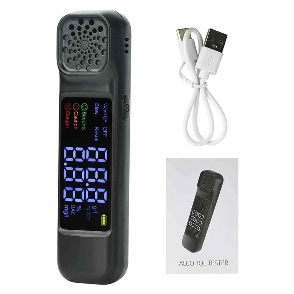 Professional Home Alcohol Breathalyzer Non-Contacting Non-Contacting Breath Blow Tester 10s Quick Response Alkohol Sensor
