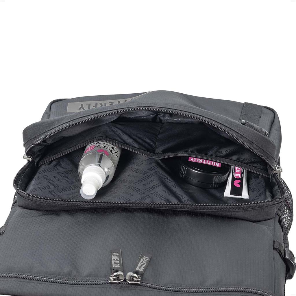 Batoh na stolní tenis Mobilitas Backpack Water Repellent 63370 Black [Butterfly]