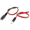 5 szt. Kabel Zasilający DC Męski Żeński Wtyczka 12V Kabel Adaptera DC Złącze Wtykowe Do Kamery CCTV Wtyczka DC 5.5*2.1Mm