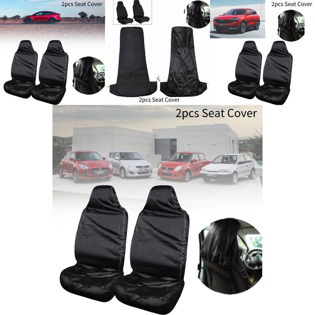 Premium Black Oxford Cloth Waterproof Car Seat Covers For All Seasons Durable And Stylish
