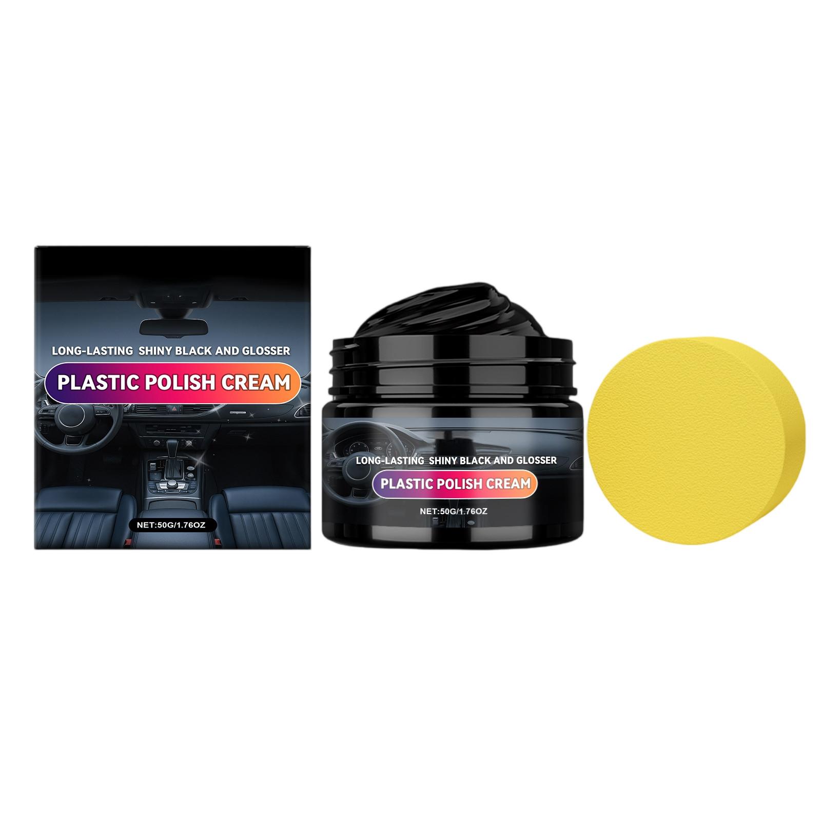

Automobile Plastic Care Paste Polishing, Brightening, Cleaning, Refurbishing, Crystal Coating Plastic Maintenance And Polishing Paste. One Size чёрный