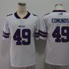 Buffalo Bills NFL Football Jersey 17 Josh Allen 27 Stefon Diggs 14 Isaiah Whitehead Authentic Style Fan Wear