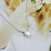 Exquisite S925 Silver Antler Necklace with Freshwater Pearl - Ideal Christmas Gift