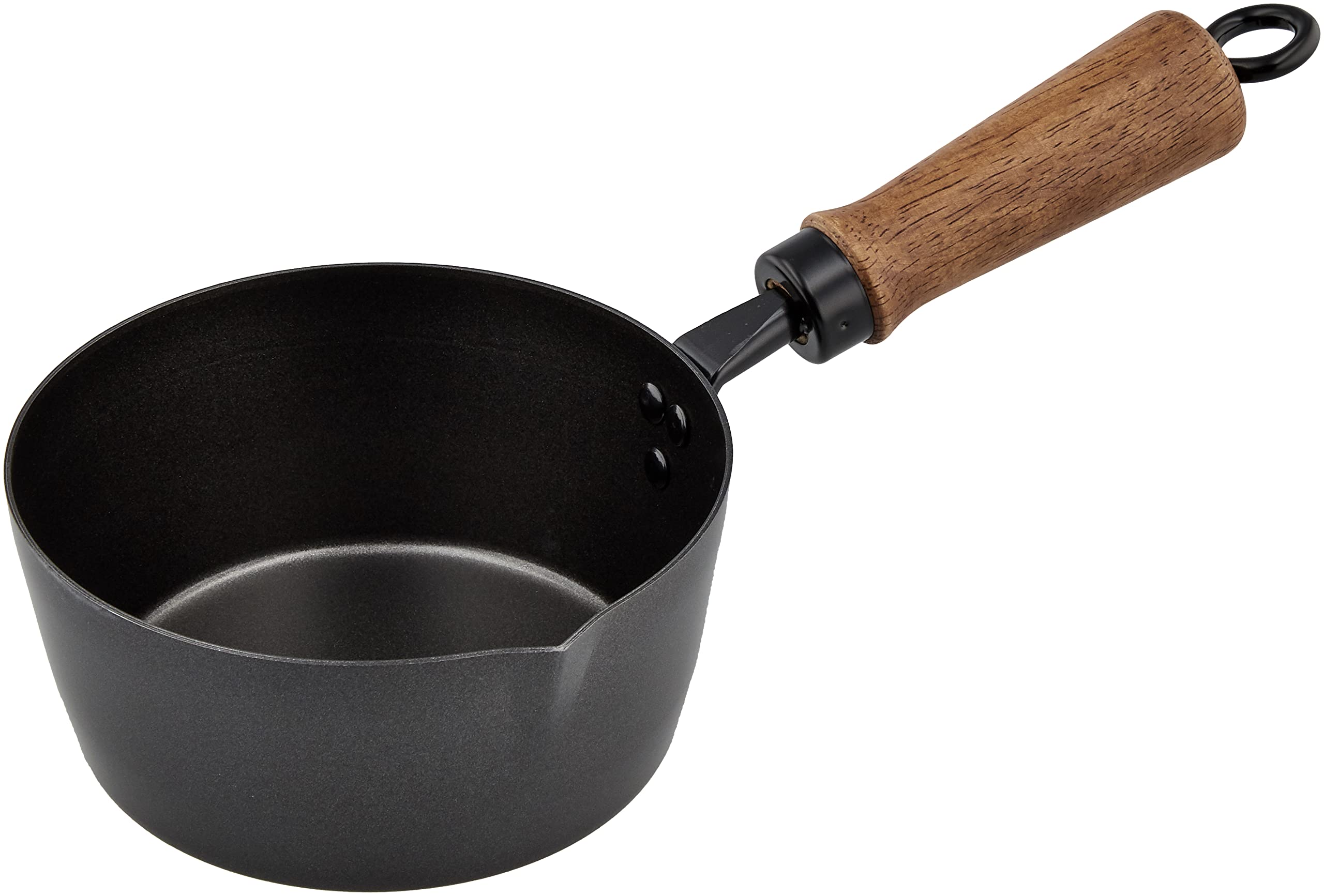 

Pearl Metal Iron Tempura One-Handed Pan, 14cm, Petitto, HB-5429 чёрный