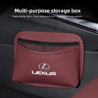 Car Organizer Pocket Bag Cards Phone Key Paste Bag Interior Keychain For F-SPORT ES RX NX LS UX LM LX GX LC RZ IS CT GS RC
