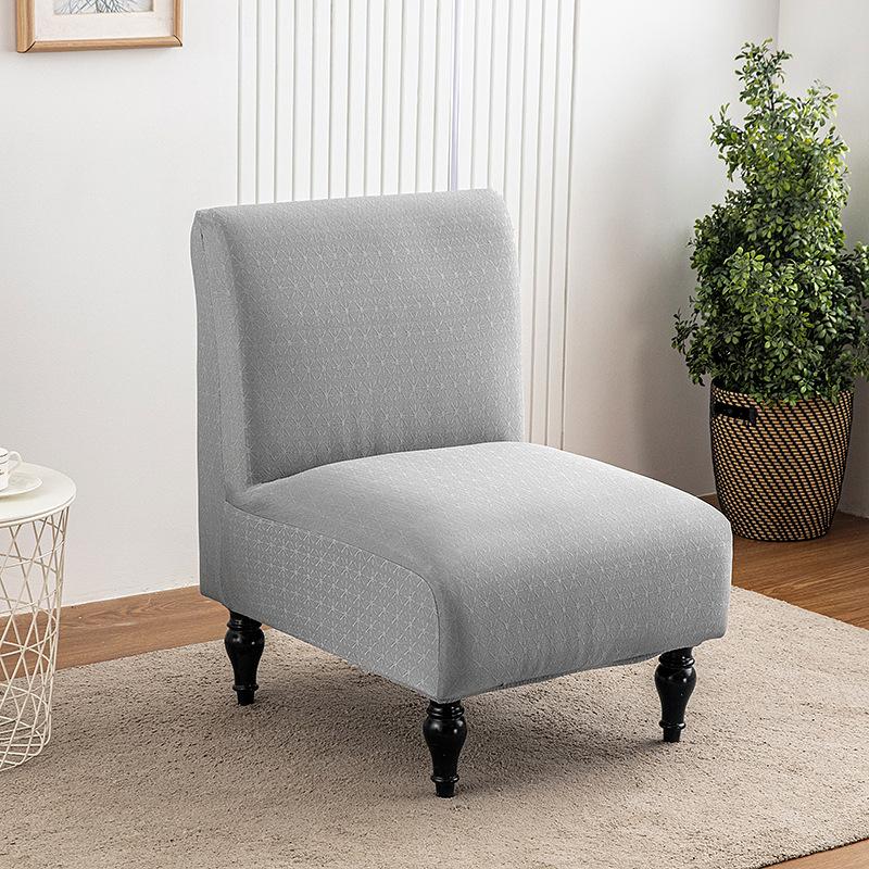 Amazon Home Hotel Elastic Jacquard Chair Cover Protective Cover Armless Single Sofa Fat Chair Cover