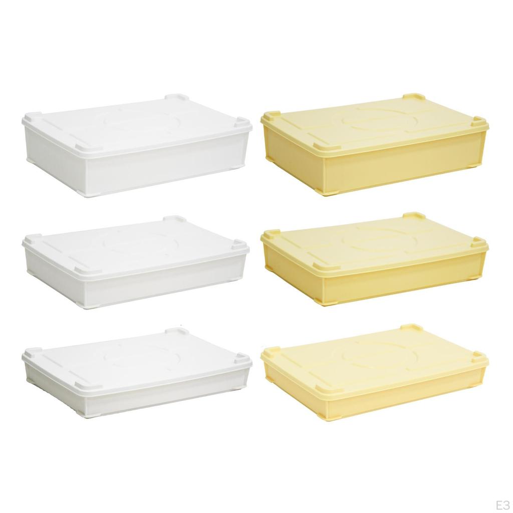 Fermentation Box for Storing Ingredients, Organizing Pizza , Bread, Stackable Container with Lid,
