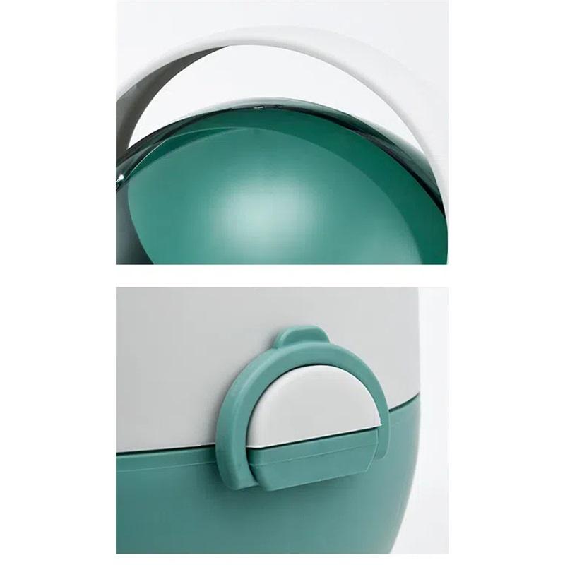 Household Light Luxury Creative Bathroom Kitchen Covered Garbage Bin Living Room Sanitary Paper Towel Toilet Storage Basket