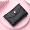 Leather change bag, women's coin bag, money bag, key bag, first layer cowhide small wallet, card bag, mini soft leather small bag.