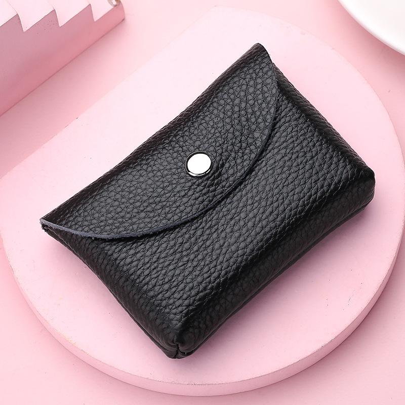 Leather Change Bag, Women's Coin Bag, Money Bag, Key Bag, First Layer Cowhide Small Wallet, Card Bag, Mini Soft Leather Small Bag.