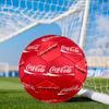 Coca-cola Artwork Design Size 5 Soccer Ball, Suitable for Training and Matches, High-Elasticity, Wear-Resistant Material Gift for Fan