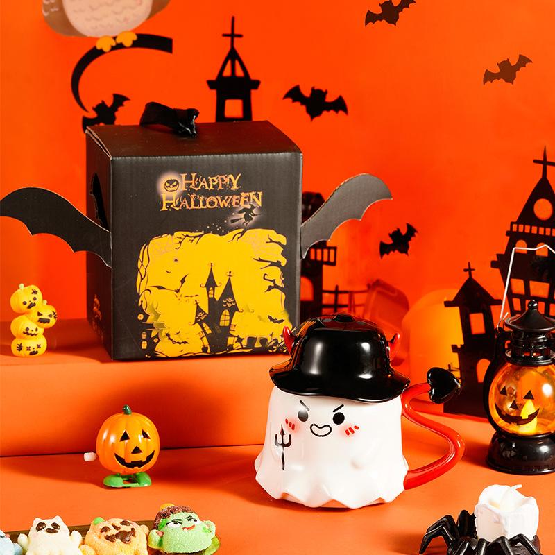 

Halloween ghost Demon Elf mug Creative gift ceramic mug coffee mug funny 201-300ml