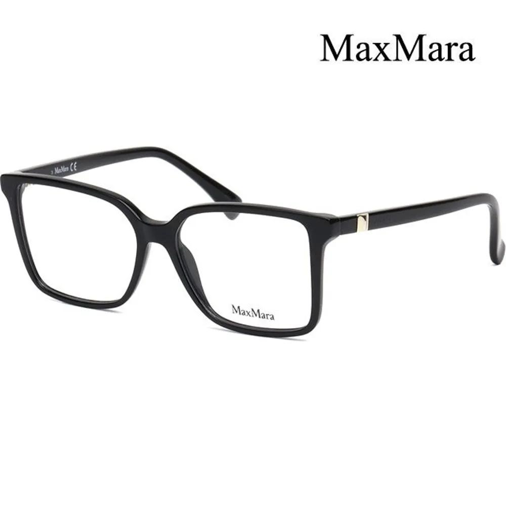 MaxMara Eyeglass Frames MM5022 001 Square Horn-rimmed