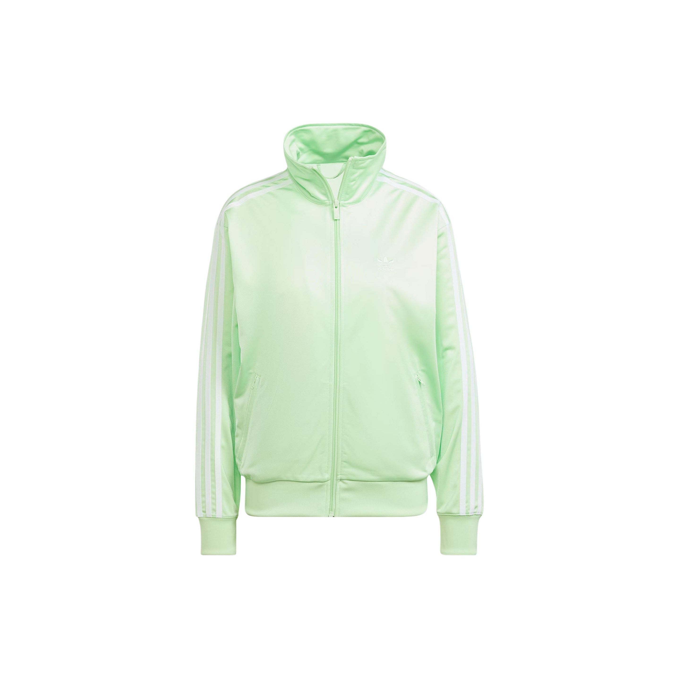 Adidas Originals Adicolor Classics Loose Firebird Track Jacket Women Neon Green IP0614 XXS
