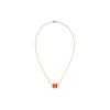 Hermes Cage DH Letter Pendant Alloy Necklace Women Necklace H143991F-86
