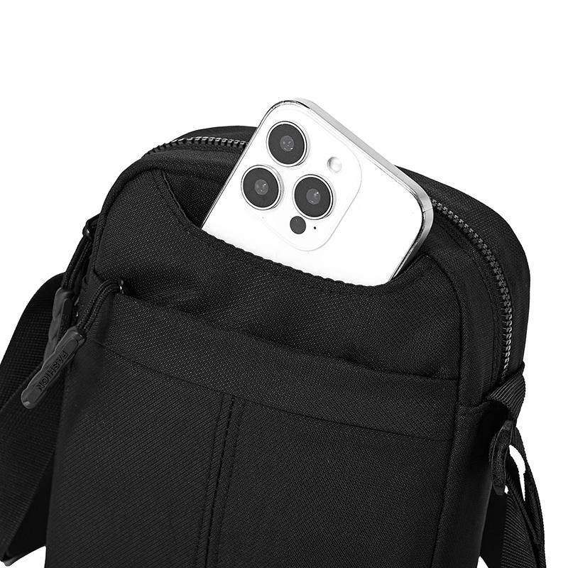 Nylon Crossbody Bag Multi-Pocket Design Men's Casual Daily Outdoor Messenger Bag