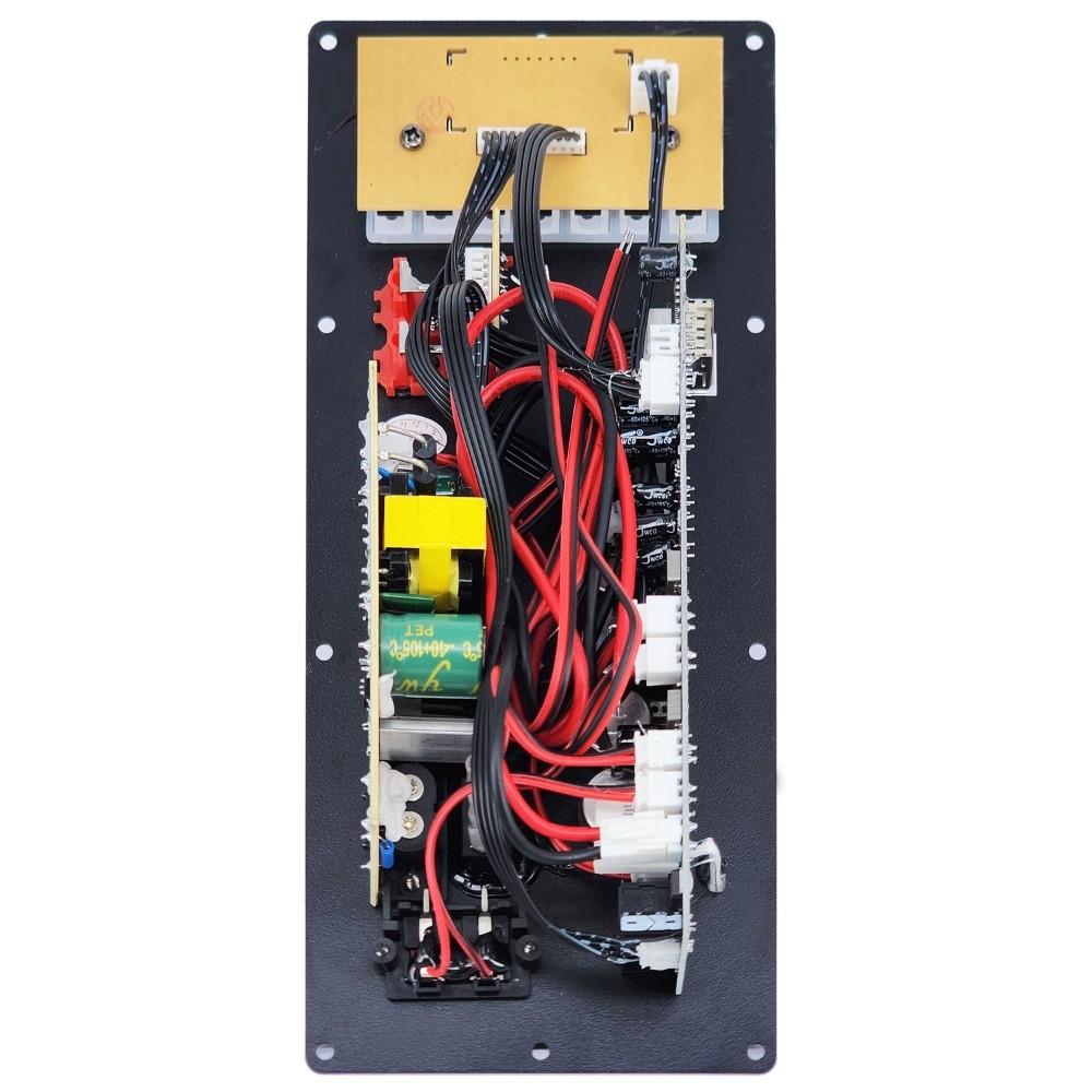 12V 80W Amplifier Board Square Dance Speaker Amplifier Support Bluetooth AUX TF-Card U-Disk Recording 6-12Inch Speaker