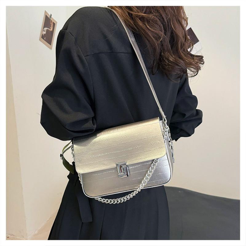 Tooxika Textured Small Bag For Women, New Versatile Crossbody Bag, Popular Hot-selling Single-shoulder Underarm Small Square Bag