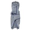 iDog TREKNINE Microfiber Absorbent Bathrobe for Medium To Large Dogs, Large-L Grey