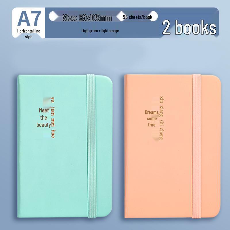 A7 Mini Pocket-Sized Notebook: Portable, Simple, and Perfect for Students