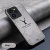 Fabric Deer Pattern Matte Cloth Leather Protection Hard Phone Cover for Realme GT 7 Pro 5G Shockproof Soft Bumper Cover