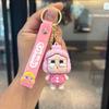 Cute Crying Doll Keychain Cartoon Plush Pendant For Kids School Bag Charm Small Gift Toy