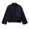 Sequin Women Coat Street Long Sleeve Stand Collar Female Jacket Autumn Loose Single Breasted Lady Outwear