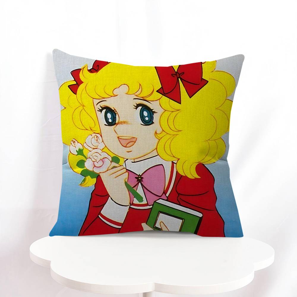 Manga Candy Cartoon Cushion Cover Pillow Cover Decor Pillowcase Printed Cushion Case For Couch