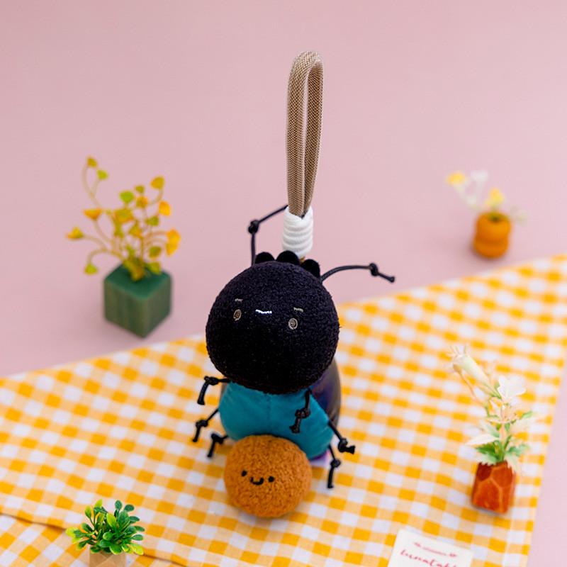 Insect Plush Doll Series Fly Stuffed Toy For Bag Charm And Collecting