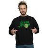 DC Comics Mens Green Arrow Text Logo Sweatshirt