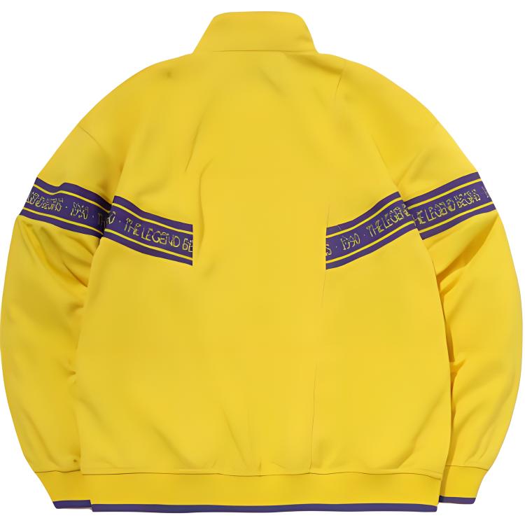 Li-Ning Sport Fashion Series Letter Cardigan Zipper Long Sleeve Breathable Hoodie Men hoodies Pink Butterfly-Yellow AFDN457-2