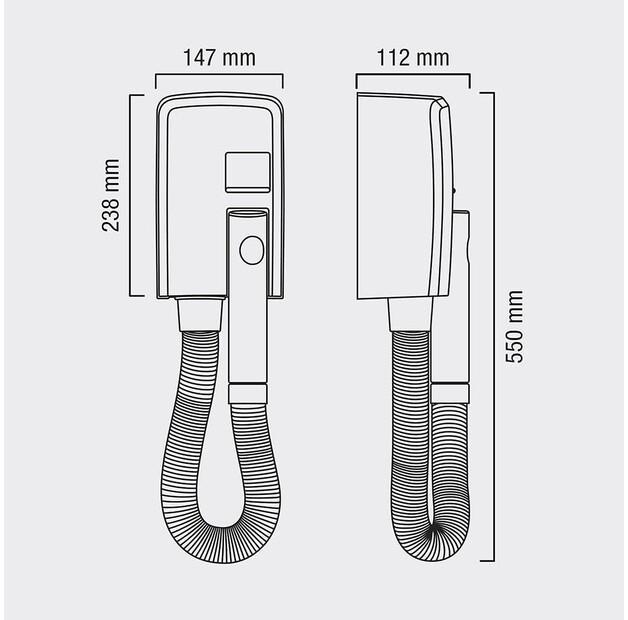 Föhn Valera Hotello Shaver weiß (832.01/RT weiß)