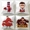 Popular Animated Series Invincible Cushion Cover Soft & Easy-Wash Pillow Case – Versatile for Couch, Bed, Travel and Office