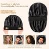 1PC Soft Silk Satin Lined Bonnet Large Satin Hair Bonnet Household Sleep Shower Cap Hair Wrap Cover for Long Hair Salon Tool