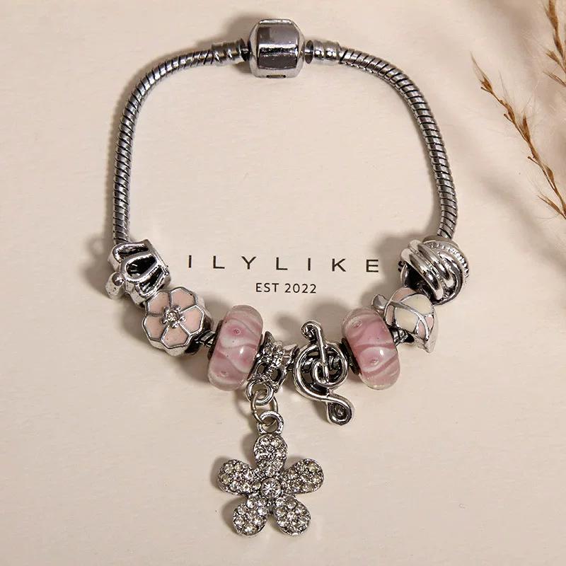 Elegant Women's Bracelet – Luxury Retro Beaded Design with Panjia Style for a High-End, Exquisite Feel.