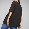 Puma X Gen.G Auspicious Tiger Print Loose Round Neck Short Sleeve T-Shirt Unisex Tops Black 621734-01