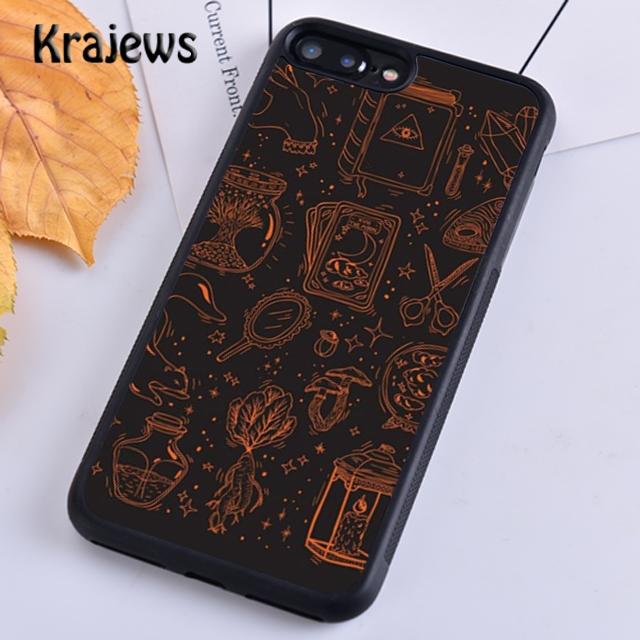 Krajews MAGIC Witchy Witchy Sorcery Phone Case Cover For iPhone 17 Air 16 15 14 plus 11 12 13 pro max coque Fundas