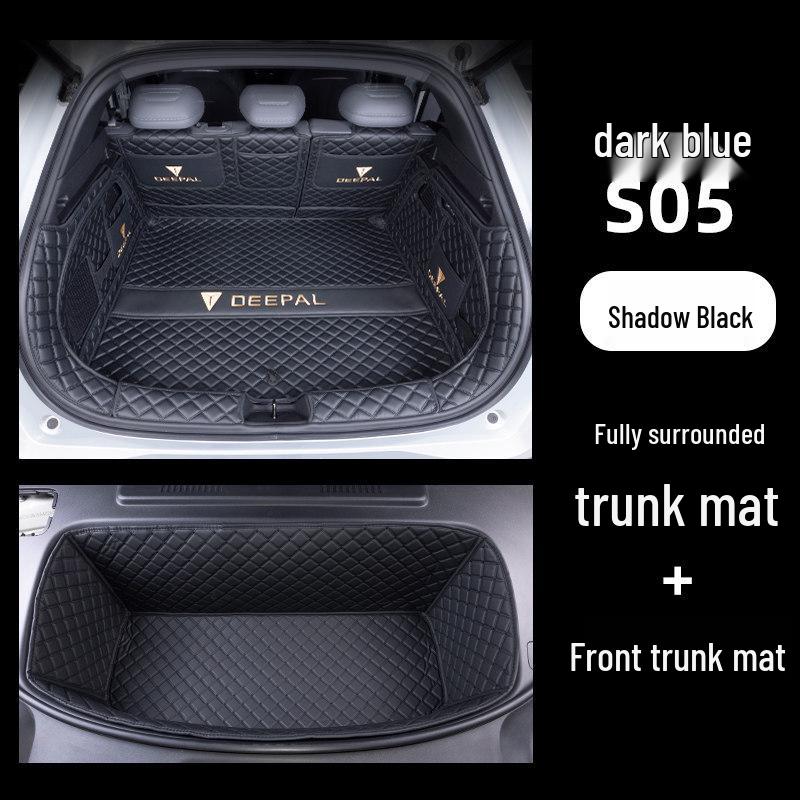 Deep Blue S05 Trunk and Compartment Mat for Car Interior Decoration - Full Coverage