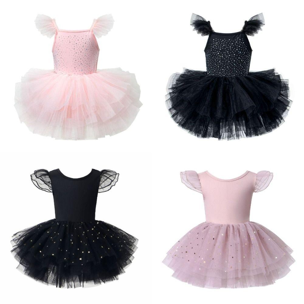Cross Strap Ballet TuTu Dress Sequin Party Dance Dress Ballet Performance Costume  Photo Shoot