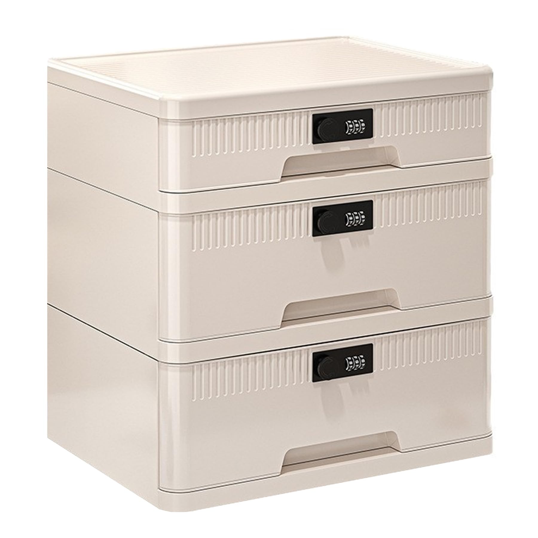 

KKECHR Storage Box with Combination Lock, Private Box, Drawer Storage Box, Small Item Storage, Modular Design, Dustproof, Moldproof, Moistureproof, Od