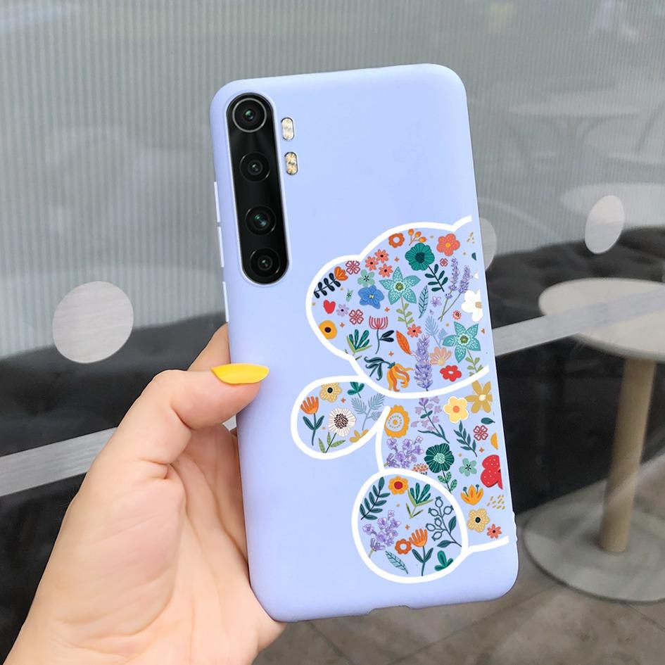 For Xiaomi Mi Note 10 Lite Case 6.47" Fashion Cute Girls Painted Soft TPU Cover For Xiaomi Note 10 Lite MiNote10 Lite Phone Case