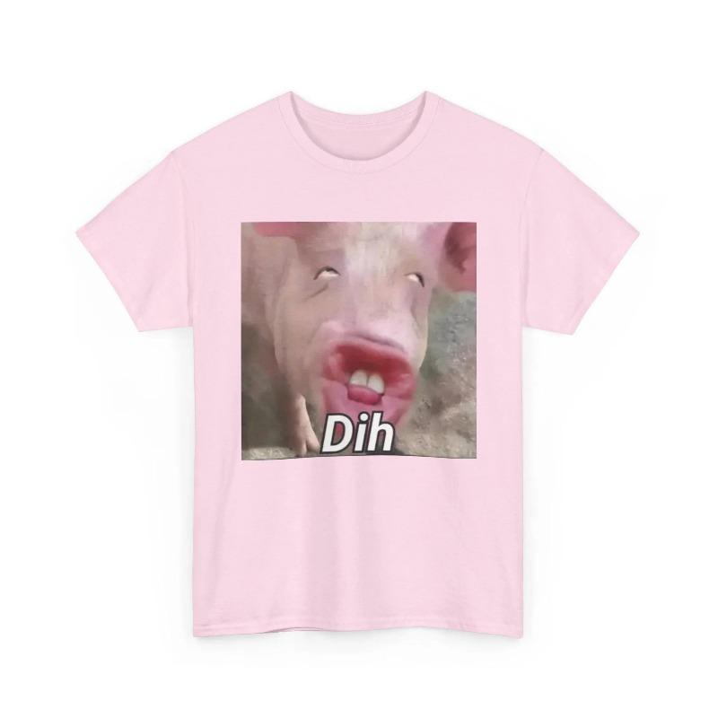 Funny Pork Meme TShirtDih Pork Meme ShirtGag Gifts ShirtGen Z Humor ShirtSarcastic Offensive Humor Shirt