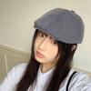 25 Early Autumn New Literary Plaid Lines Beret Women's Forward Hat Tide