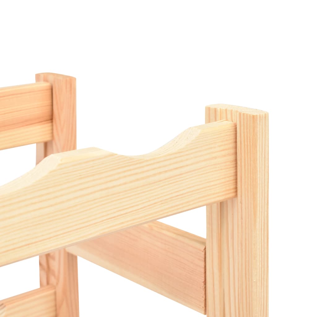 42 Bottle Wine Rack Pine Wood