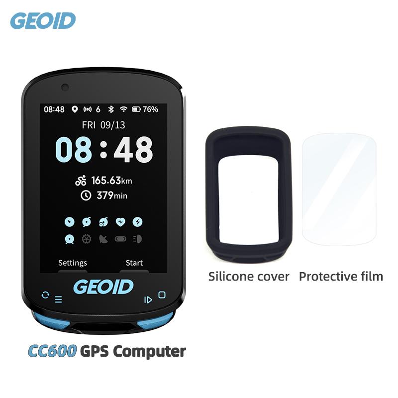 

GEOID CC600 Route Navigation Bicycle GPS Computer 11 Languages Wireless Bike Speedometer Automatical WIFI ANT+ Odometer CC600 CASE