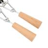 1 Pair Wooden Pull Up Grips Professional Arm Strength Training Pull Up Fitness Accessories for Home Gym Workout
