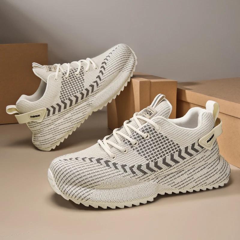 Hot Sale Fashion Men's Casual SneakerMen Soft Lace-up Shoes Man Lightweight Shoes for Men Soft Tooling Comfortable Sneakers